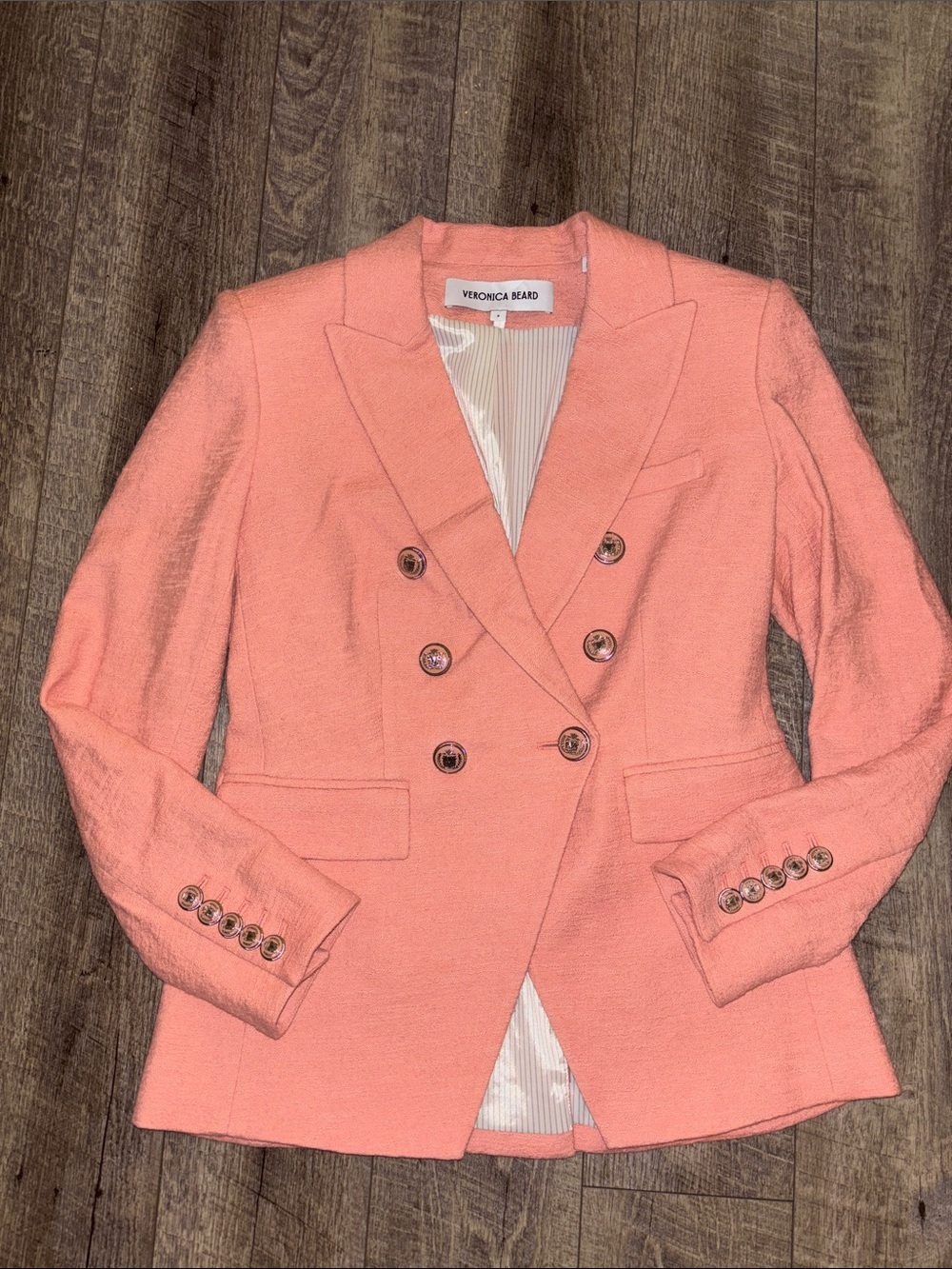 Veronica Beard Miller Textured Dickey Blazer - Picture 6 of 10